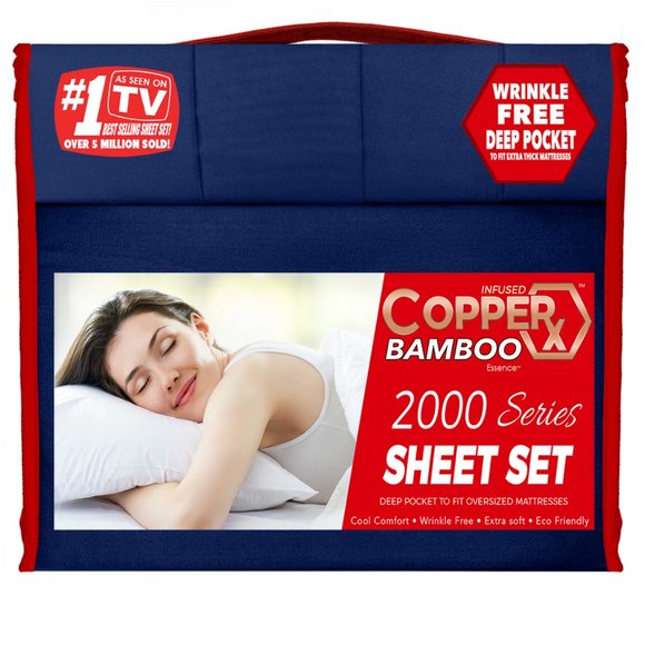 copperx Bedding Copperx Bamboo Essence Infused 200 Series Sheet Set Poshmark